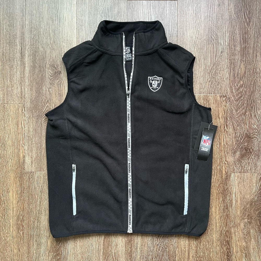 NFL Men’s Black Fleece Vest